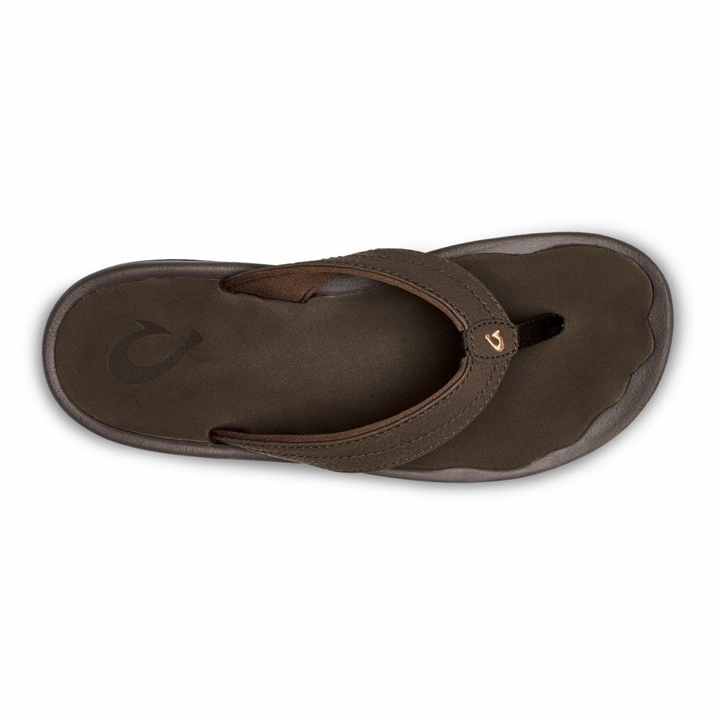 Olukai Women's Ohana Flip Flop - Dark Java US574-120